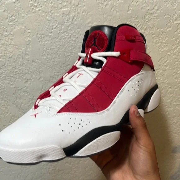 jordan 6 rings carmine size 11 Nike Air Jordan 6 Rings Carmine White Black Red 322922-120  main image 4